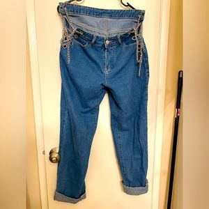 SHEIN CHAIN STREETWEAR PANTS